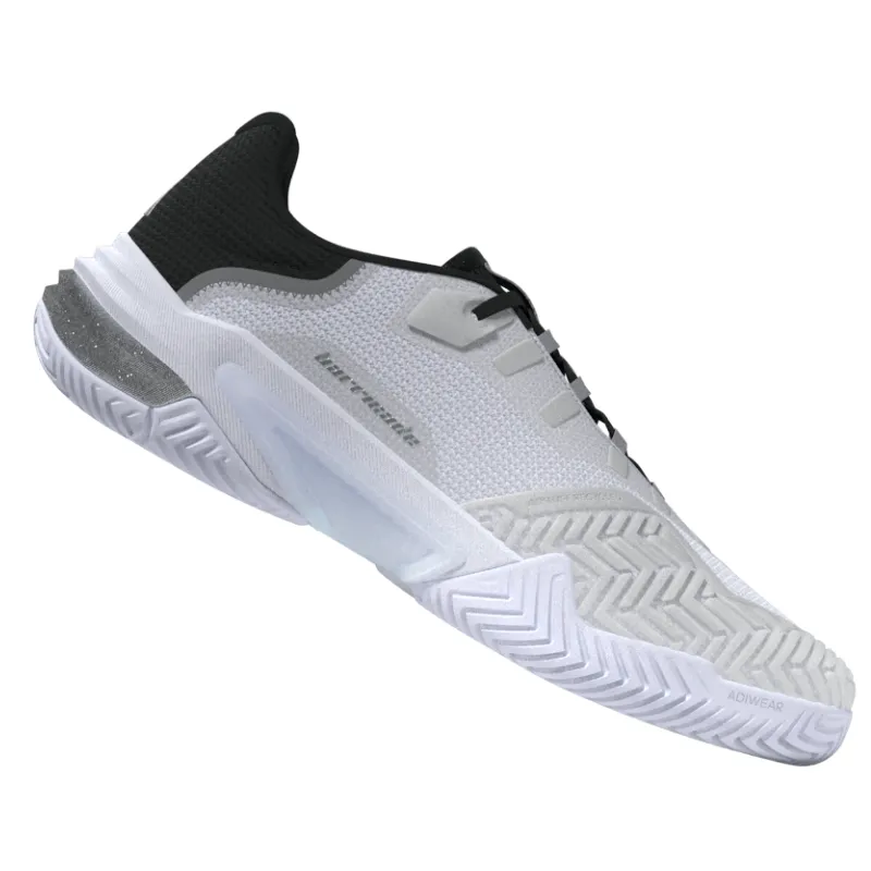 Adidas Barricade 13 Mens Tennis Shoes - White/Core Black/Grey Three