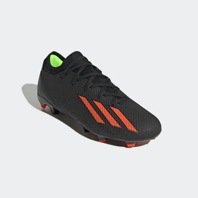 ADIDAS X SPEEDPORTAL.3 FG CLEATS-Core Black / Solar Red / Team Solar Green