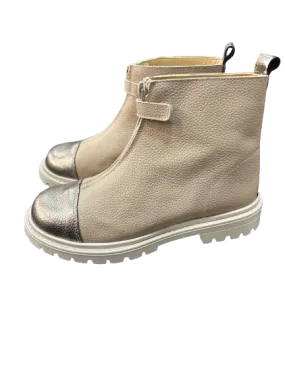 Andanine brown and gold boot