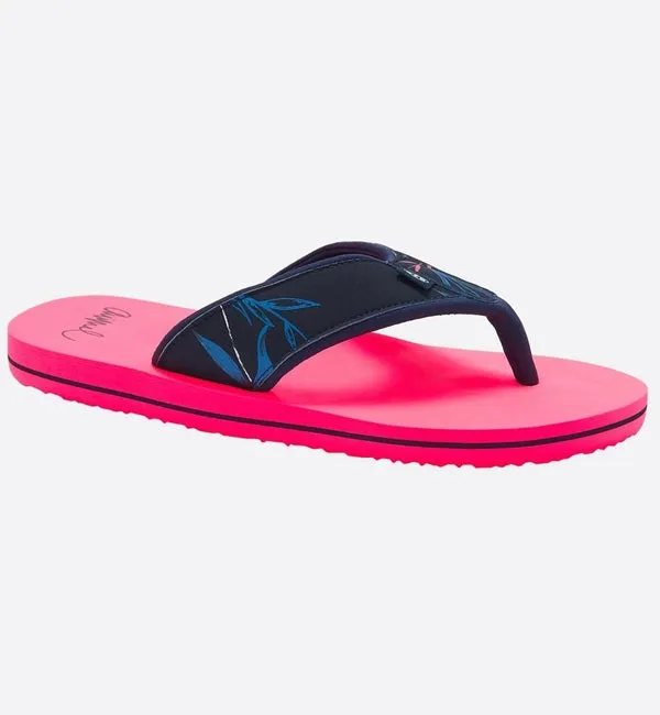 Animal Womens Swish Upper AOP Flip Flops  - Pyscho Red