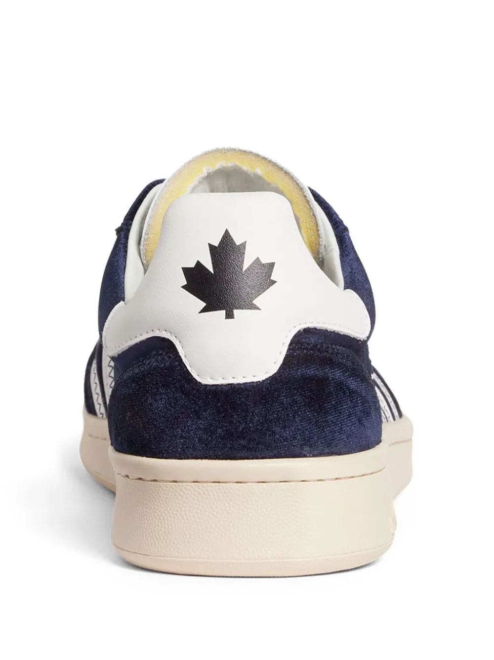 Boxer velvet low-top sneakers