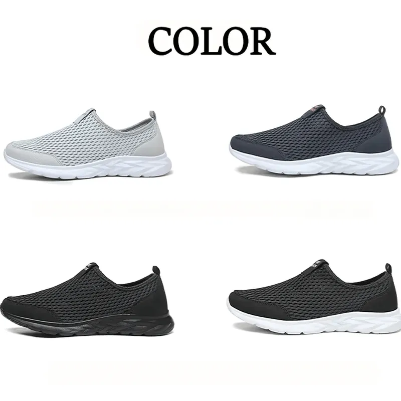 Casual Solid Color Light Mesh Shoes / Fashion Breathable Sneakers - SF1576