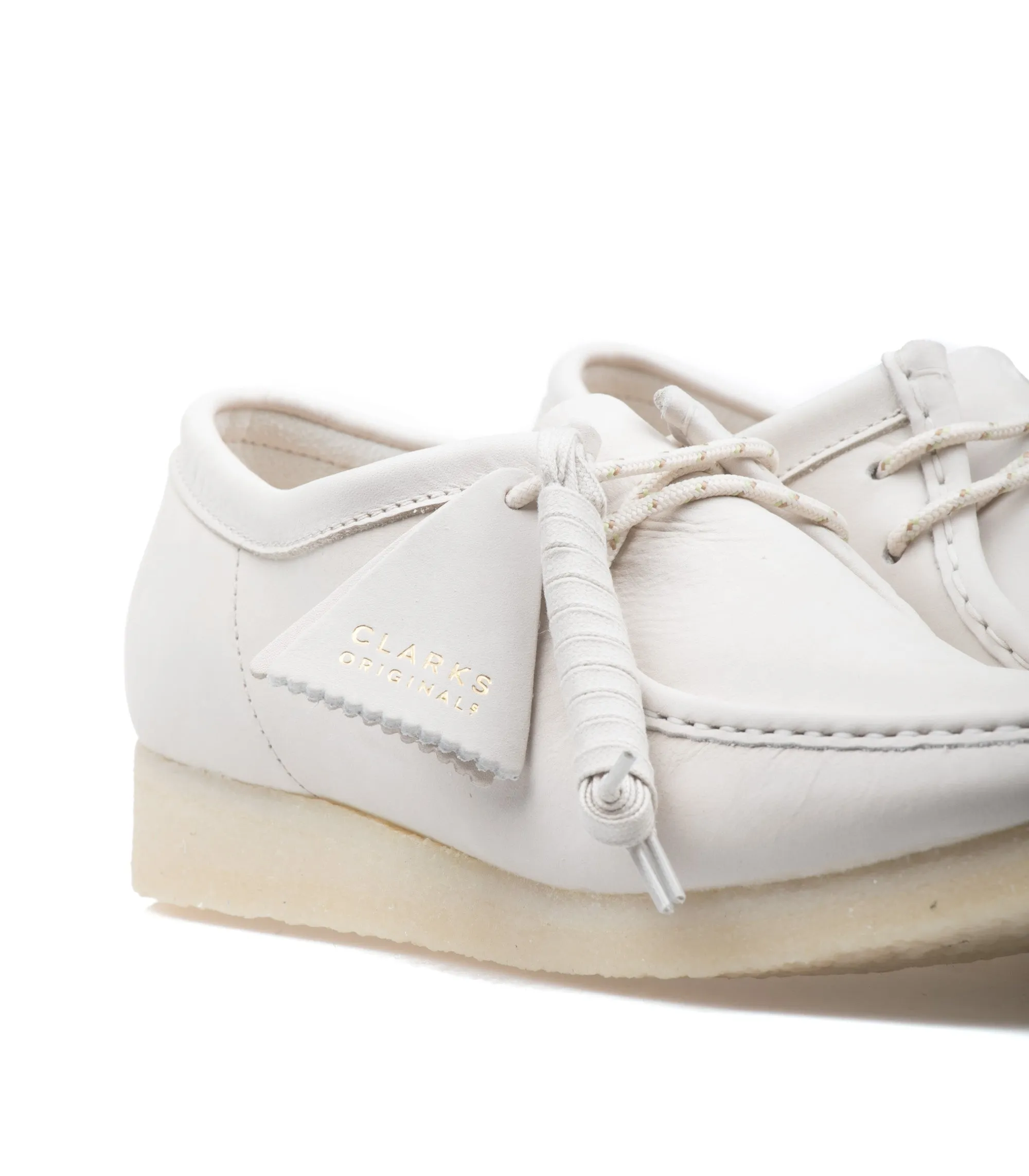 Clarks Wallabe Classic Off White Nubuck Uomo