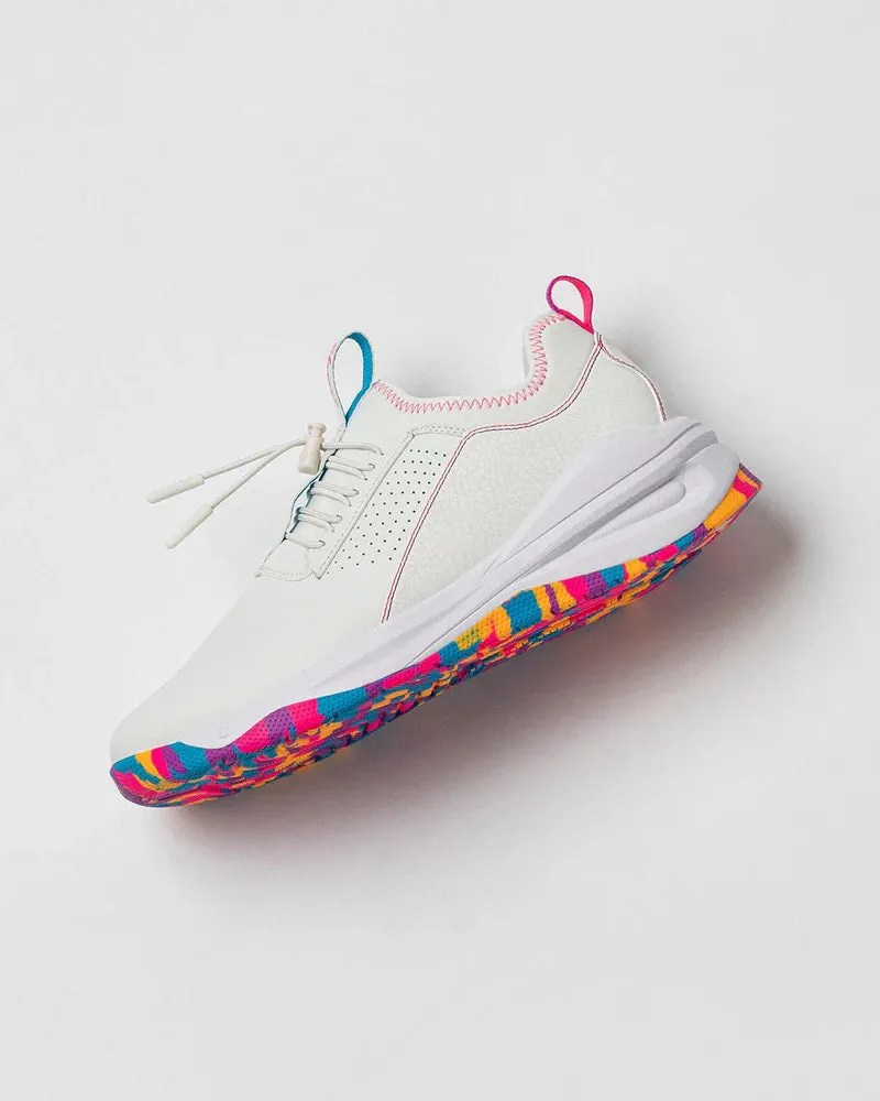 Clove - Women's -Aero's Shoes - Limited Edition - White / Sunset Pop