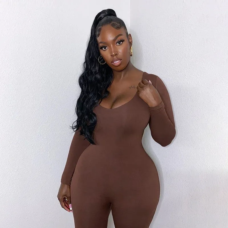 Contour Long Sleeve Jumpsuit