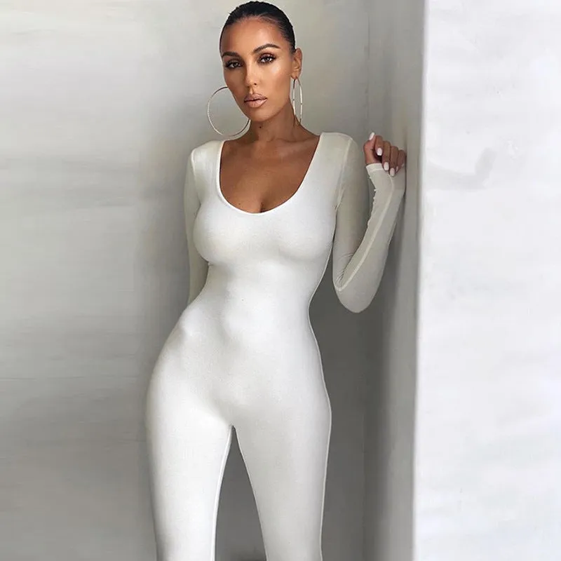 Contour Long Sleeve Jumpsuit