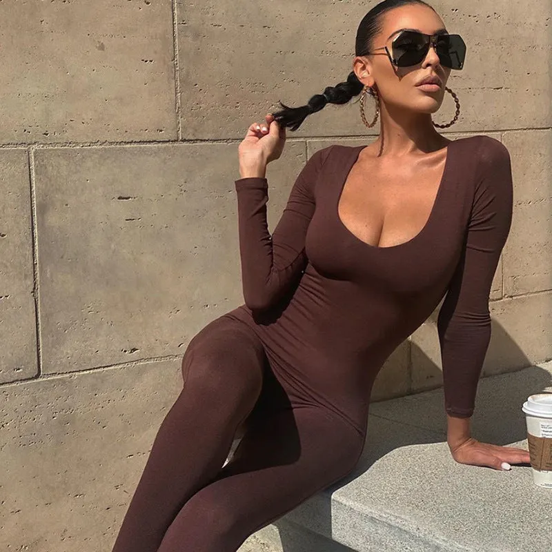 Contour Long Sleeve Jumpsuit