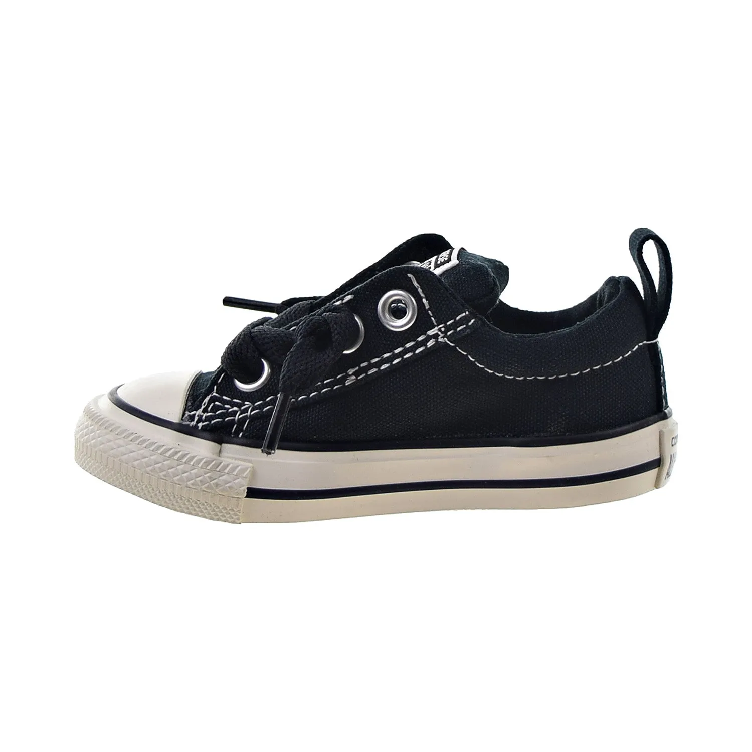 Converse Chuck Taylor All Star Street Ox Toddlers' Shoes Black-White