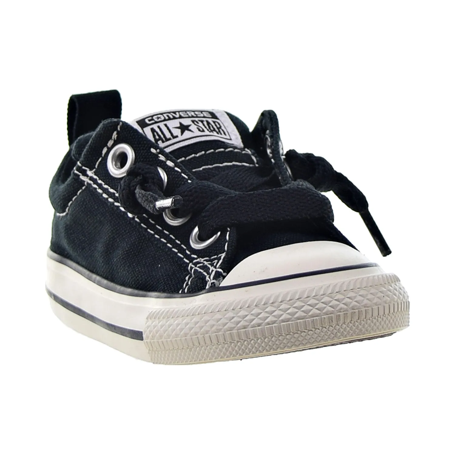 Converse Chuck Taylor All Star Street Ox Toddlers' Shoes Black-White