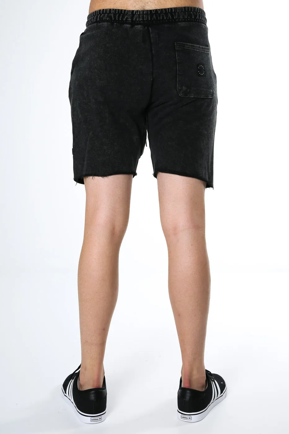 Core Fleece Short Washed Black