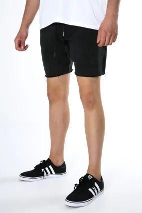 Core Fleece Short Washed Black