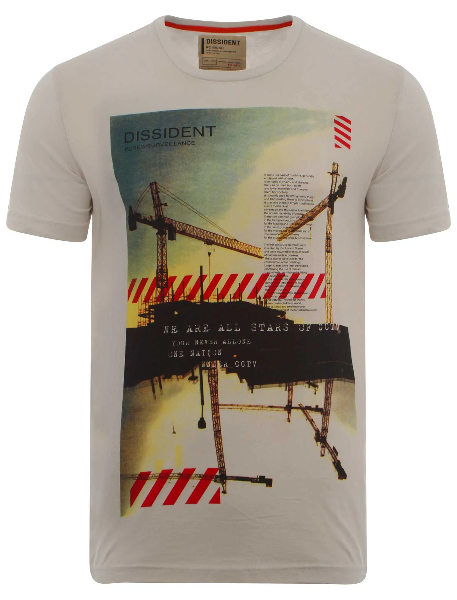 Dissident Disscrane grey t-shirt