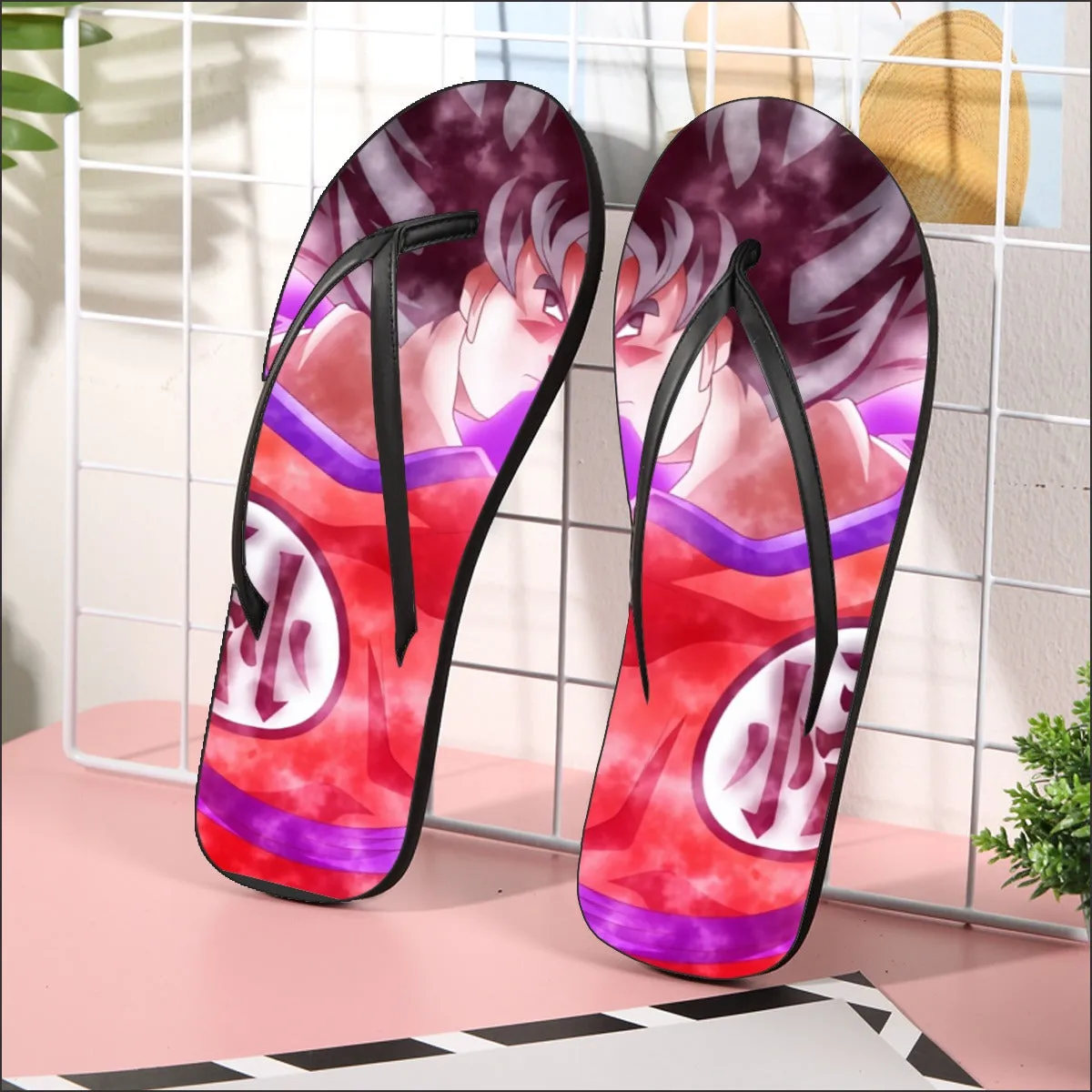 Dragon Ball Angry Son Goku Unique Style Full Print  Flip Flops