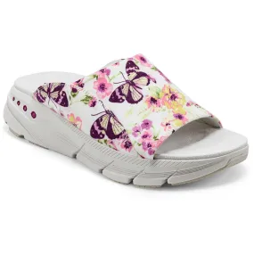 Easy Spirit Womens Mari 2 Lifestyle Peep-Toe Slip-On Sneakers