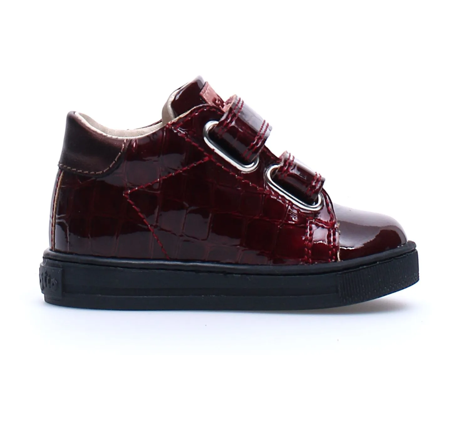 Falcotto Boy's & Girl's Sasha Vl Patent/Cocco Sneakers - Bordeaux