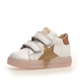 Falcotto Girl's Venus Vl Star Sneaker Shoes - White/Rose