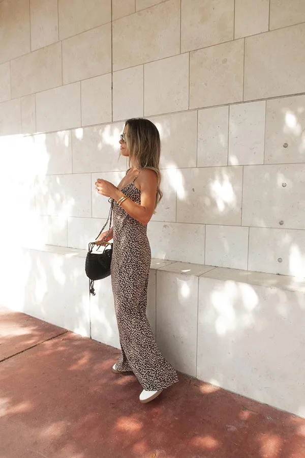 Go For It Cheetah Print Maxi Dress - FINAL SALE