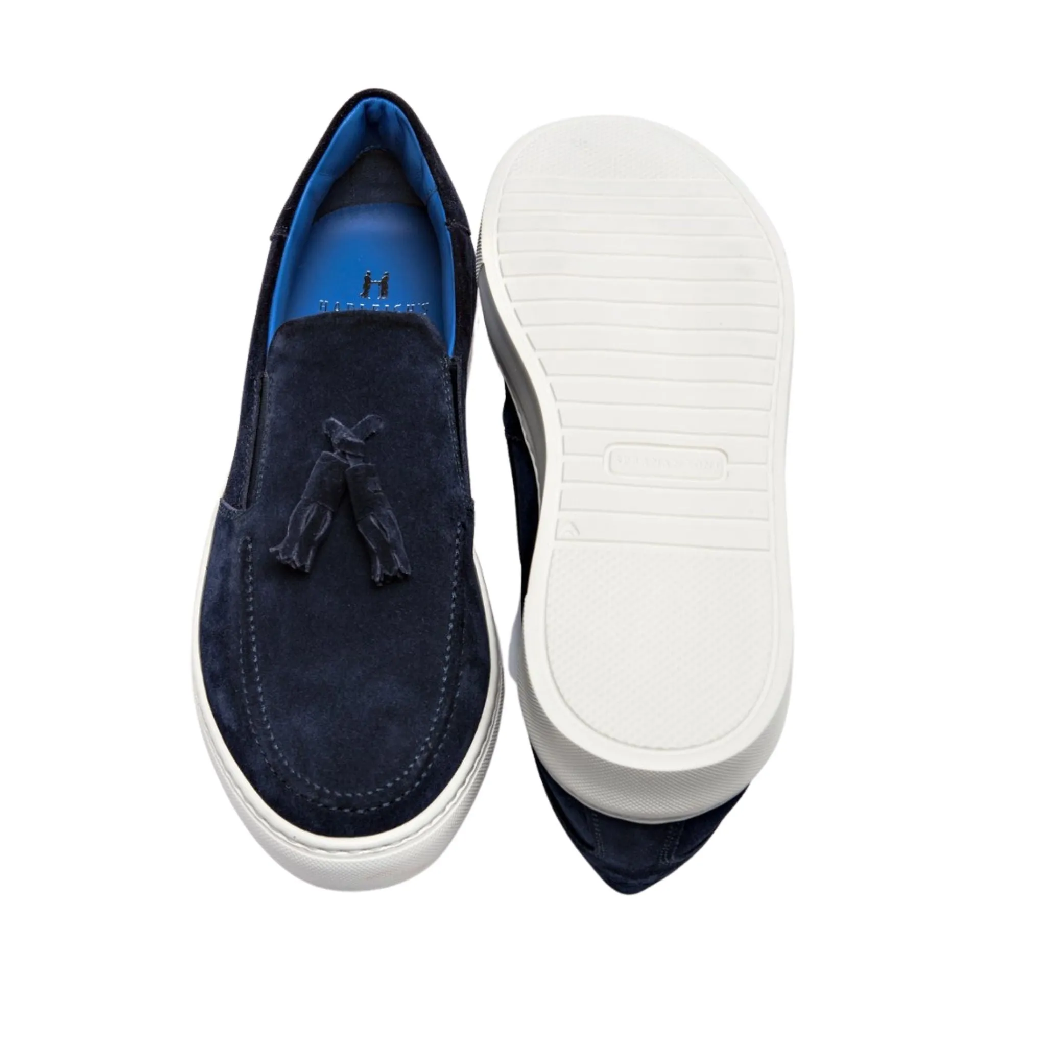 Hawk Sneaker in Navy Blue Suede