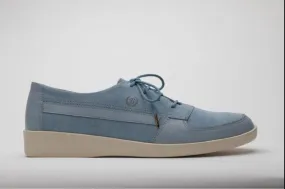 Johnny Famous Bally Style Midtown Men's Baby Blue Suede Low Tops