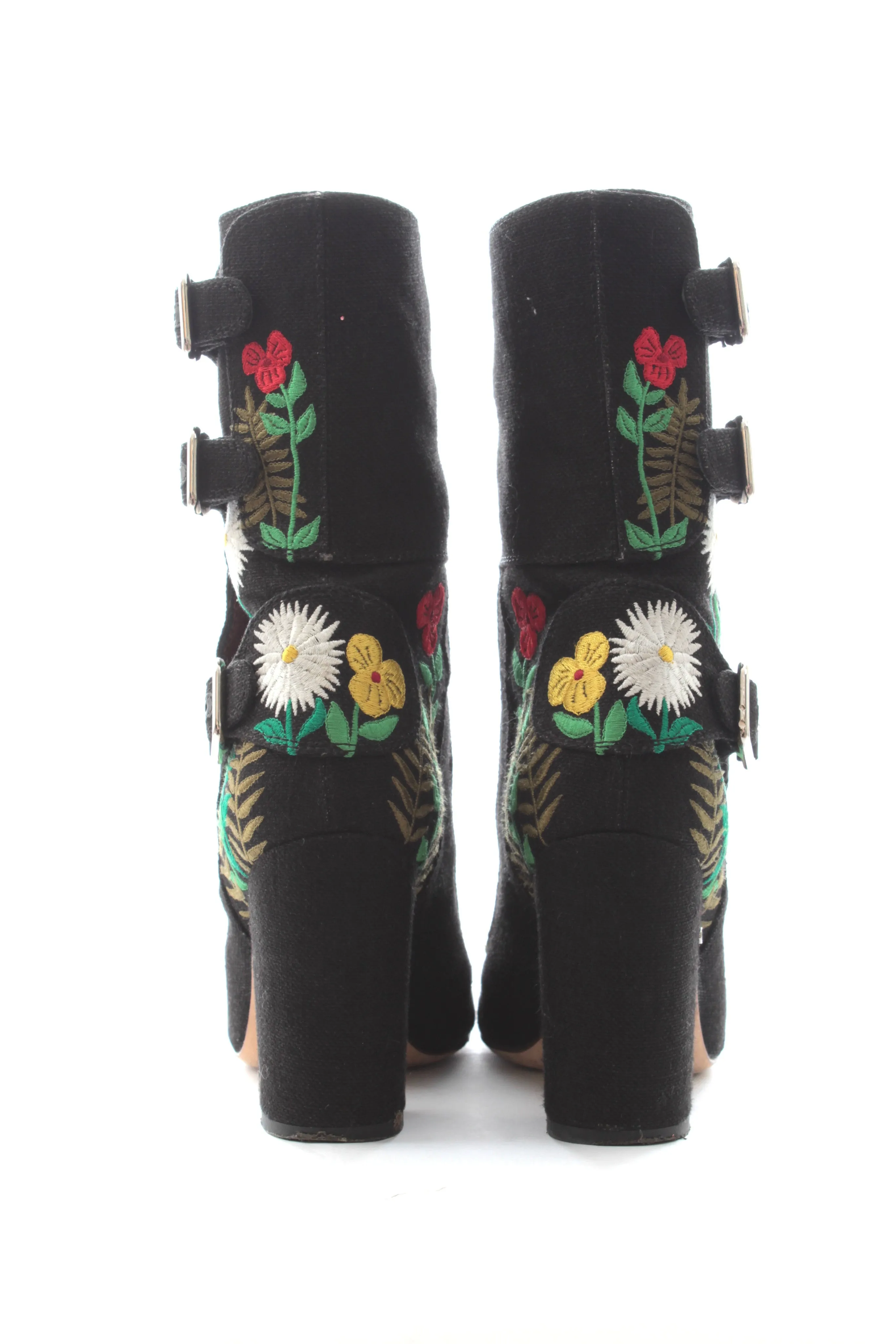 Laurence Dacade 'Merli' Floral-Embroidered Boots