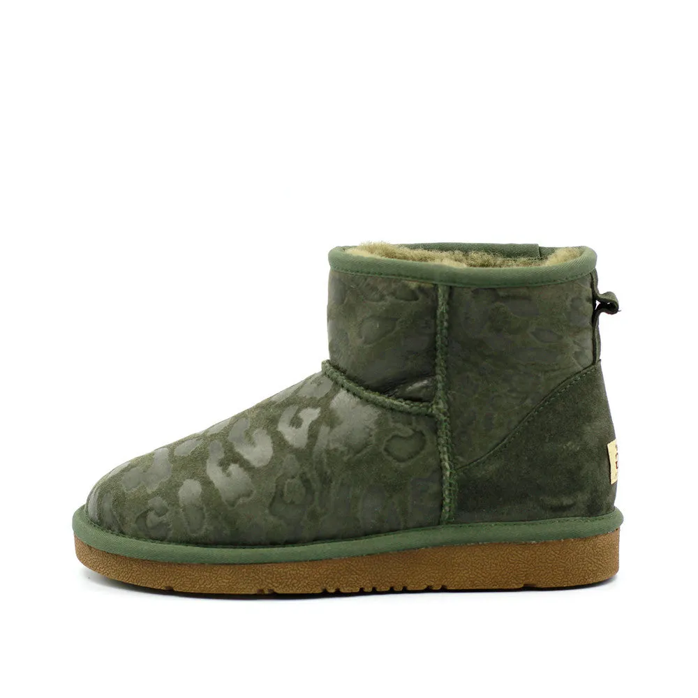 Leo Short Ugg Boot - Green