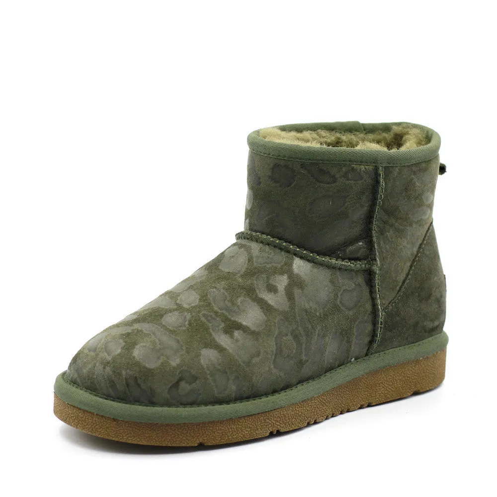 Leo Short Ugg Boot - Green