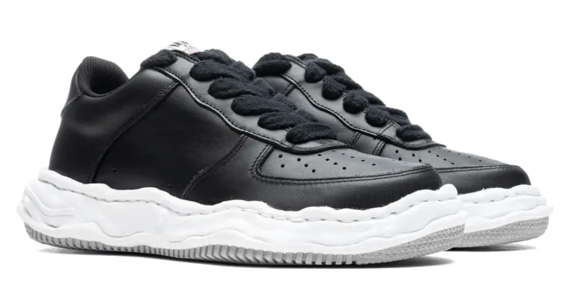 Maison Mihara Yasuhiro Wayne OG Sole Sneaker Low Black White