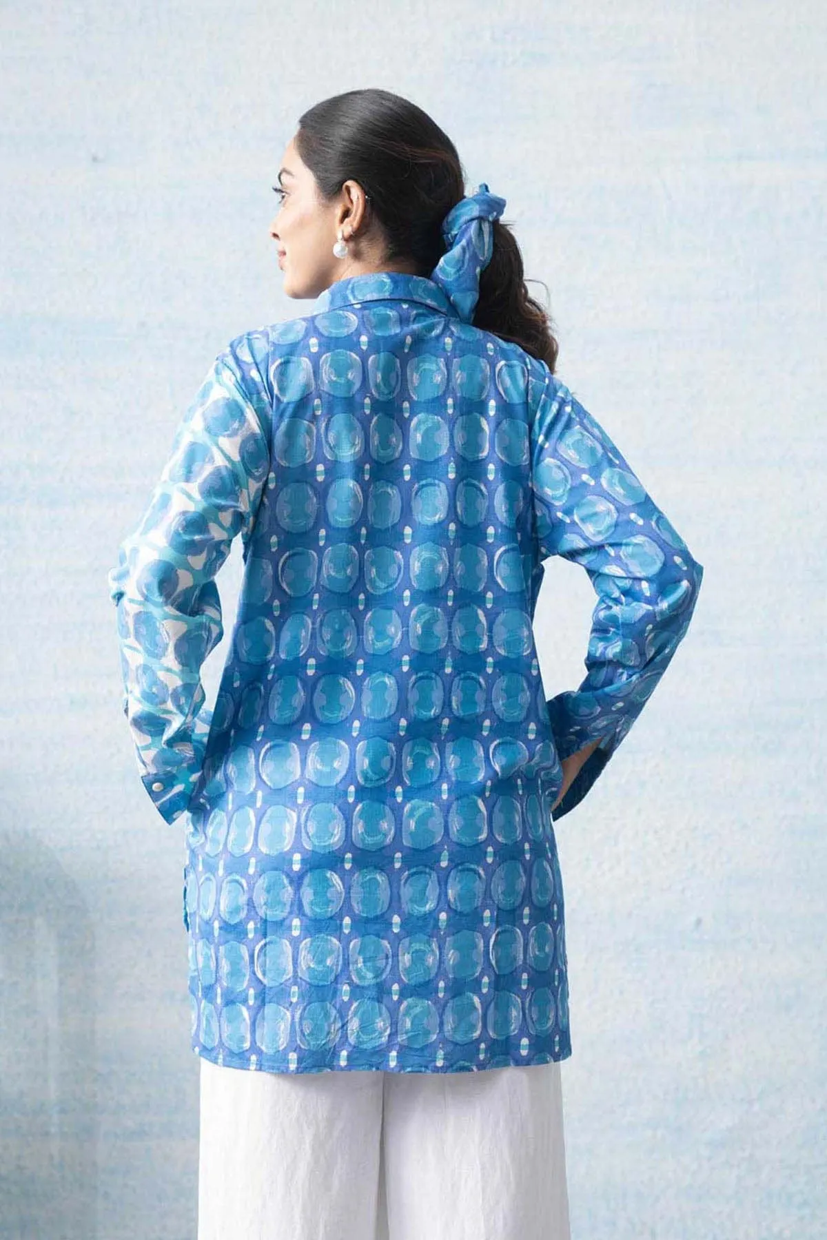 Marica Easy Shirt (Bubble Blue)