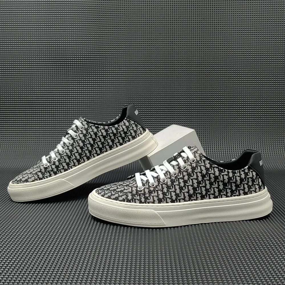 Men Breathable Canvas Fashion Flat Casual Shoes