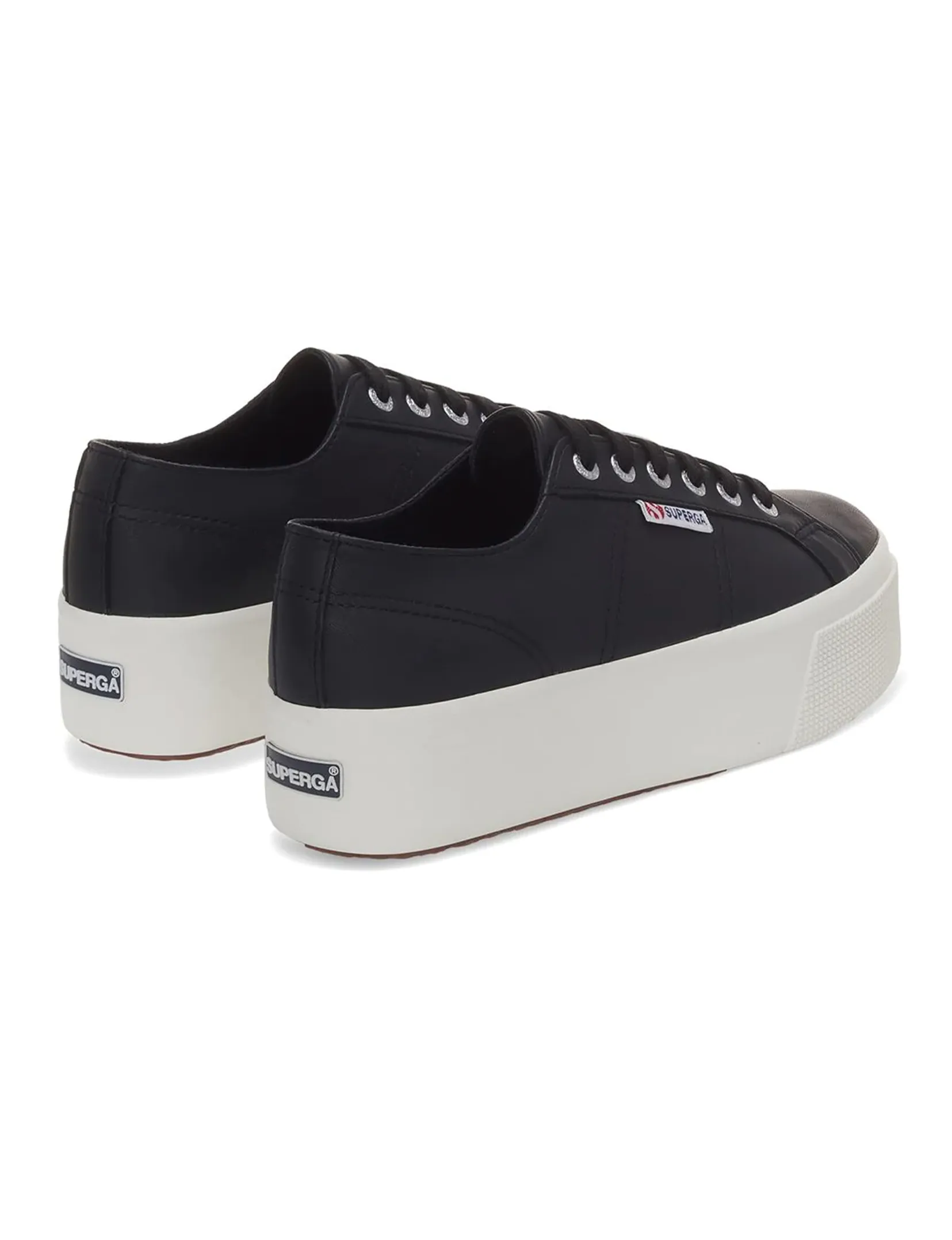 Nappa Leather Platform Sneaker 2790, Black