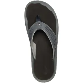 OluKai Ulele Sandals - Dark Shadow/Black