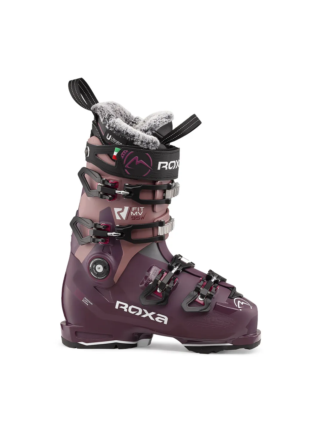 Roxa R-Fit MV W 95 Women’s Ski Boots - Light Plum | Comfortable and Supportive Fit for Intermediate Skiers