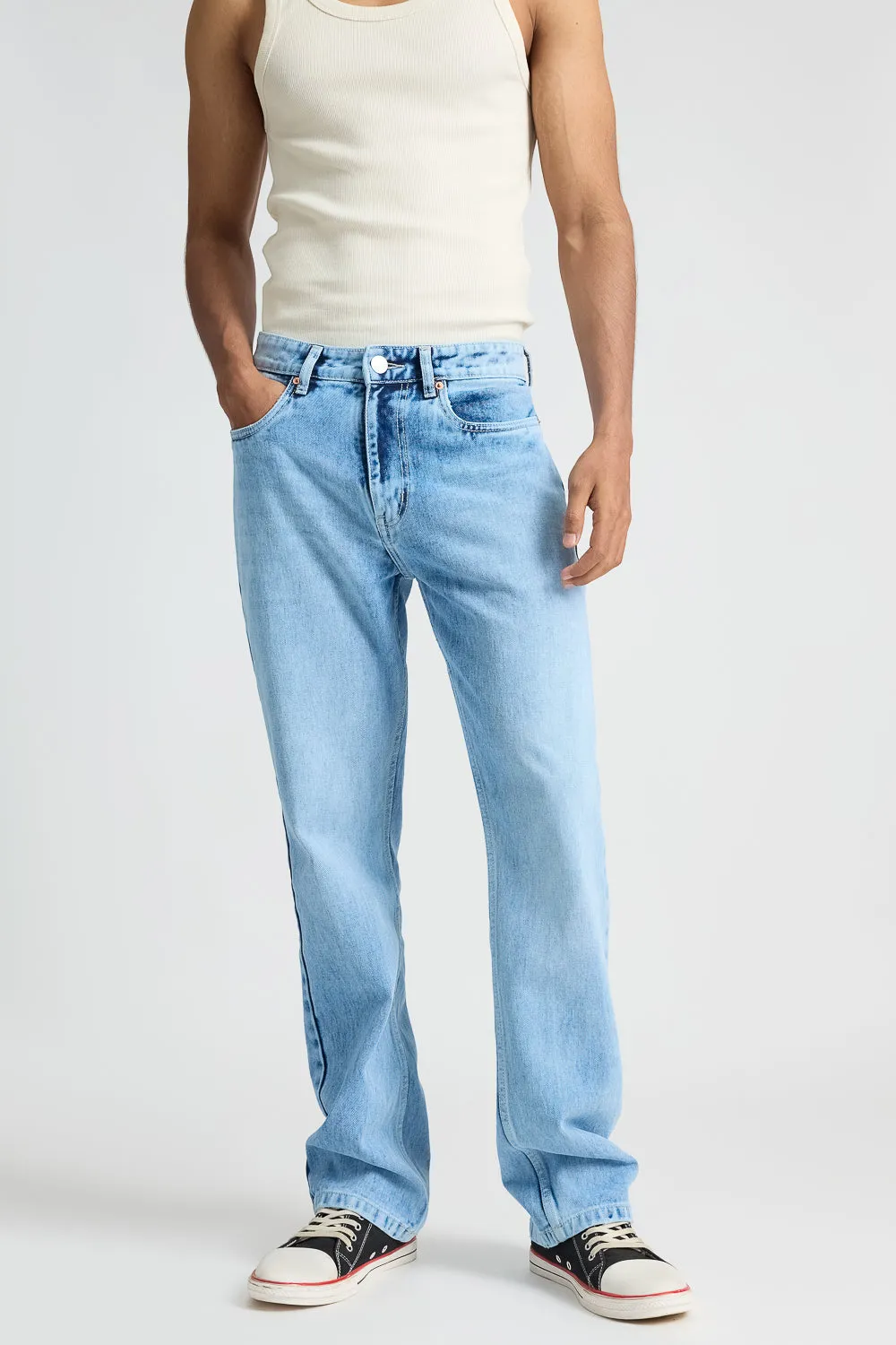 Rugged Slim Fit Men's Jeans