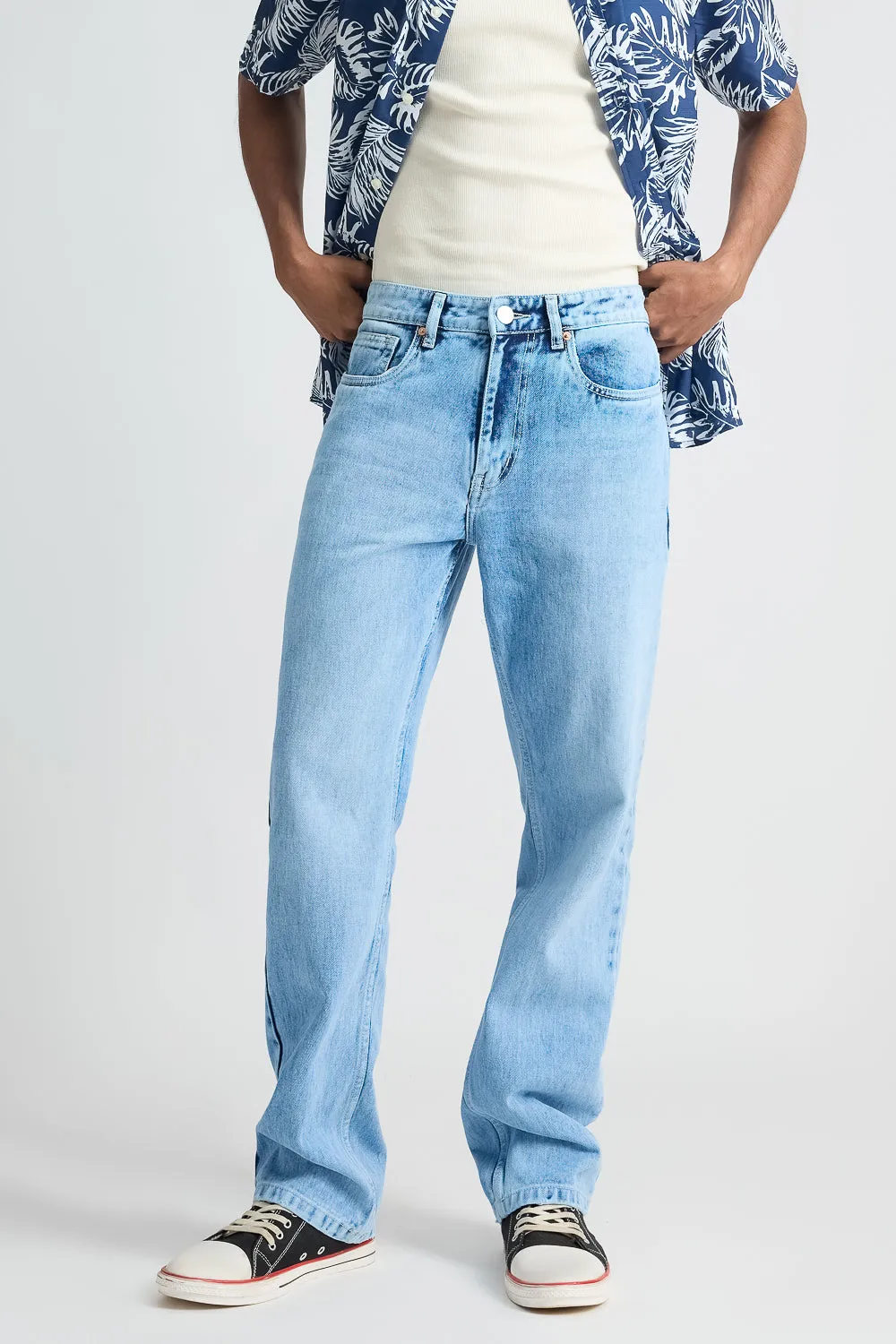 Rugged Slim Fit Men's Jeans