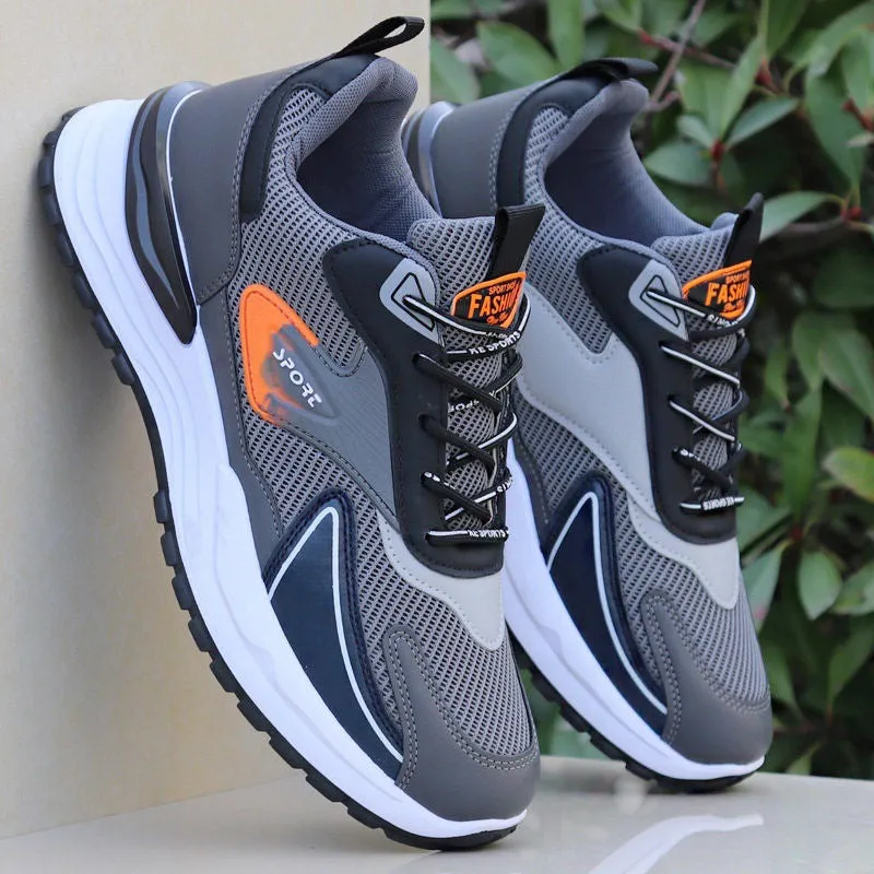 Same Style MenShoes Summer Mesh Shoes Men  Non-slip Running Shoes Mesh Trendy Casual Shoes Sports Trendy Shoes Breathable Slow