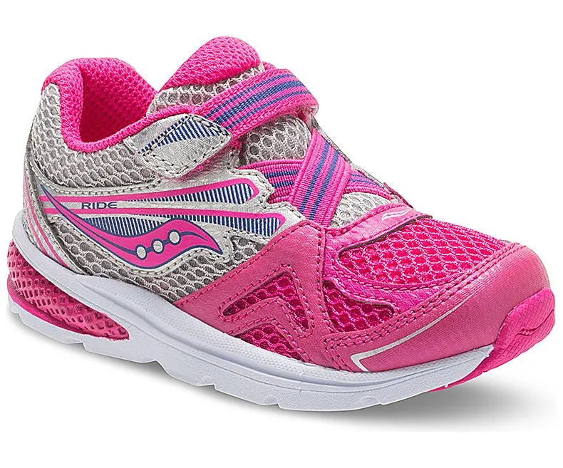 Saucony Pink Baby Ride 9 Toddler/Children's Sneaker