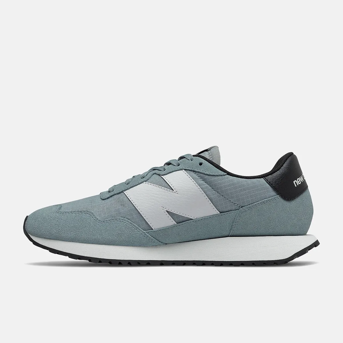 Scarpe Uomo NEW BALANCE Sneakers 237 in Suede e Ripstop colore Slate con Light Slate