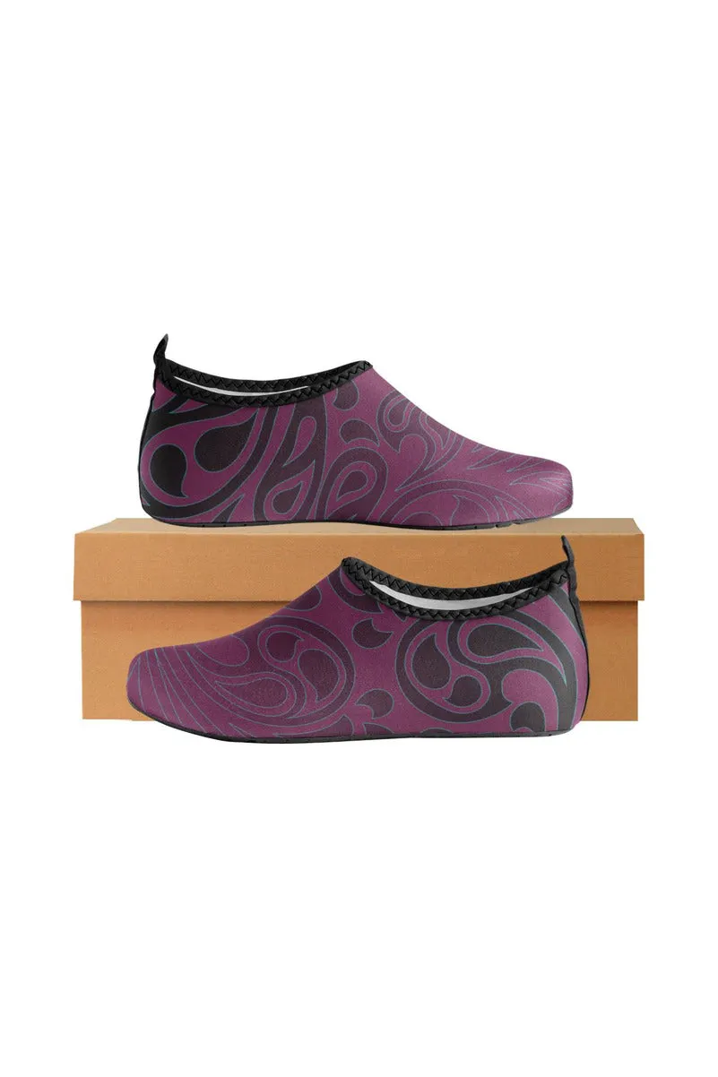 Scrolling Waves Women's Slip-On Water Shoes