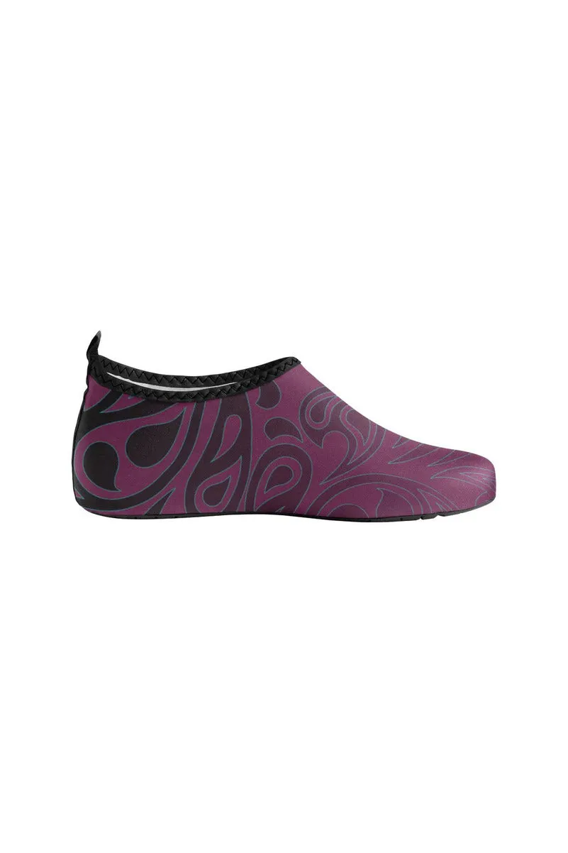 Scrolling Waves Women's Slip-On Water Shoes