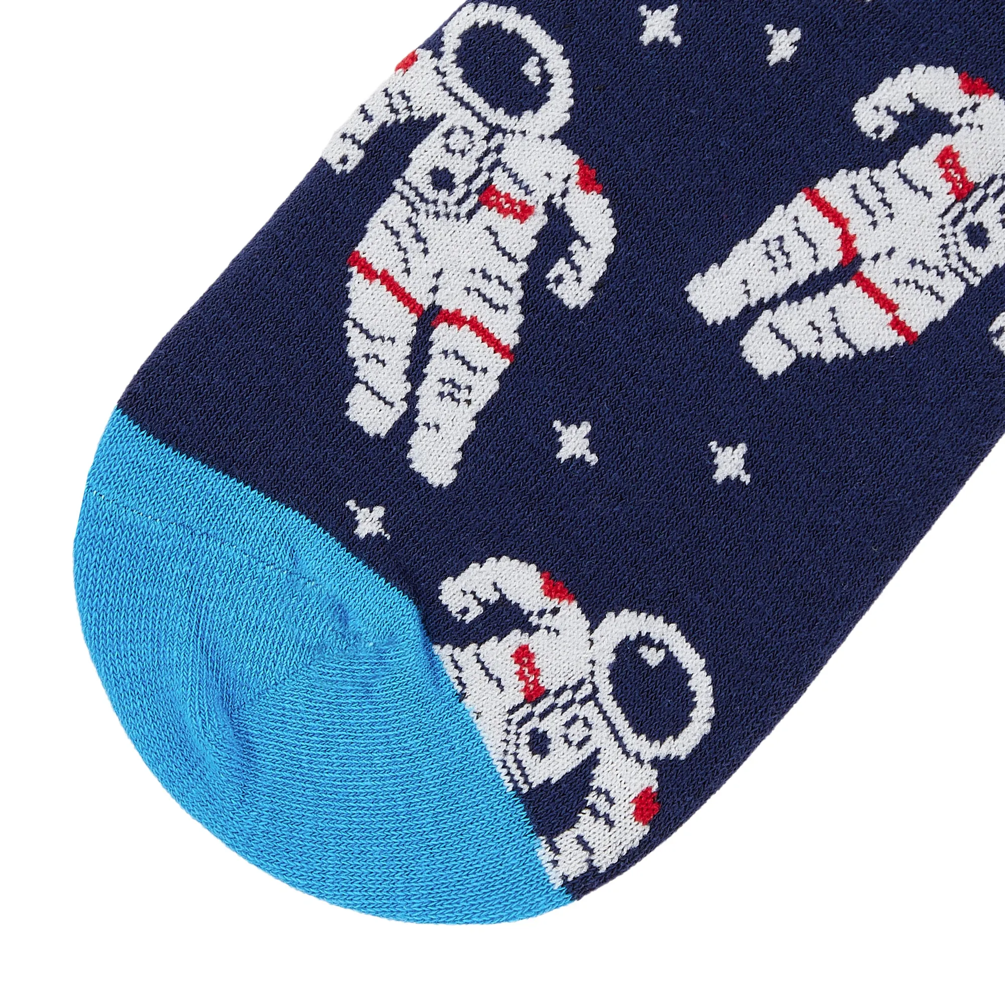 Space Cadet Printed Crew Length Socks