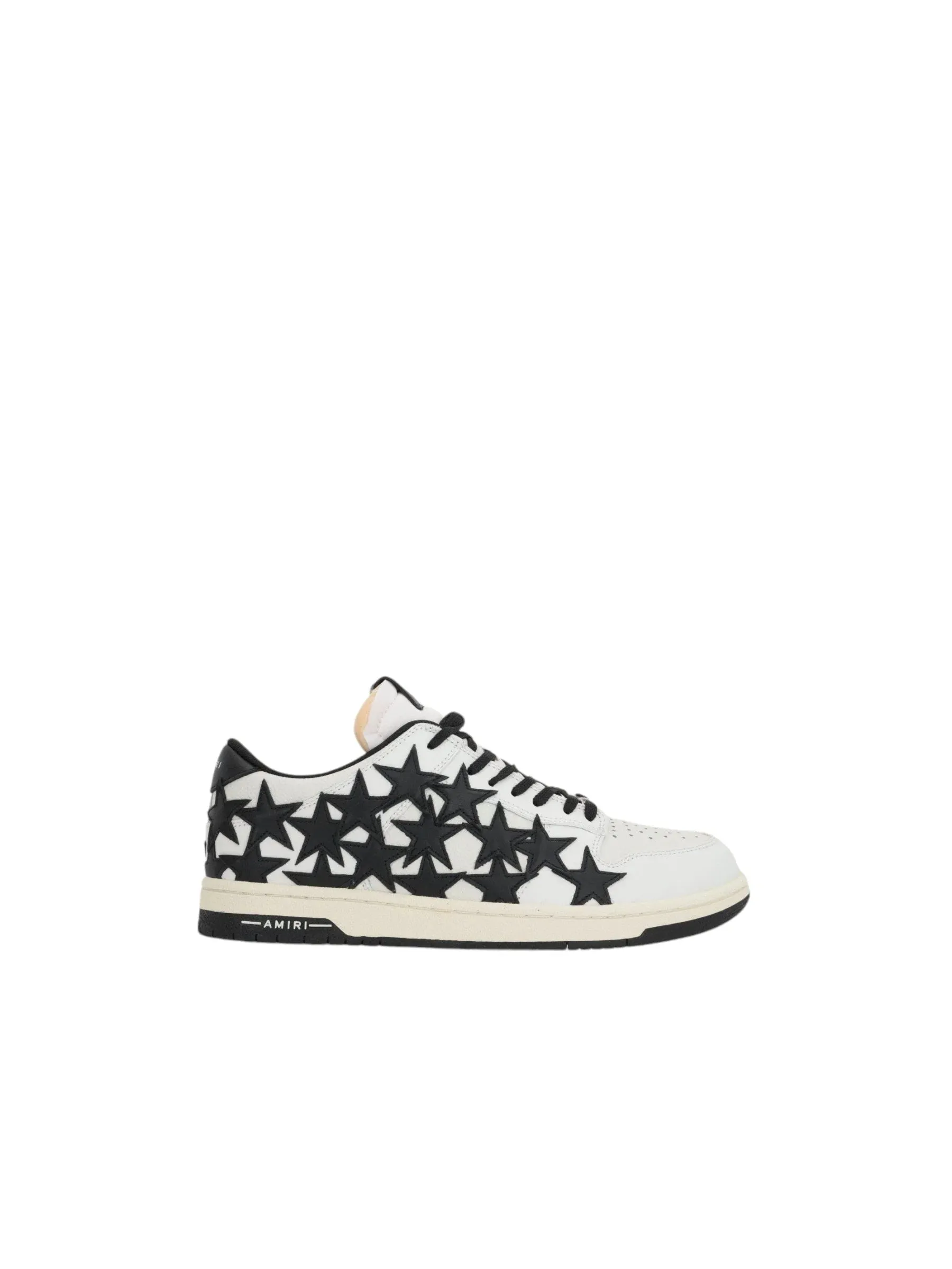 Stars Grainy Leather Sneakers