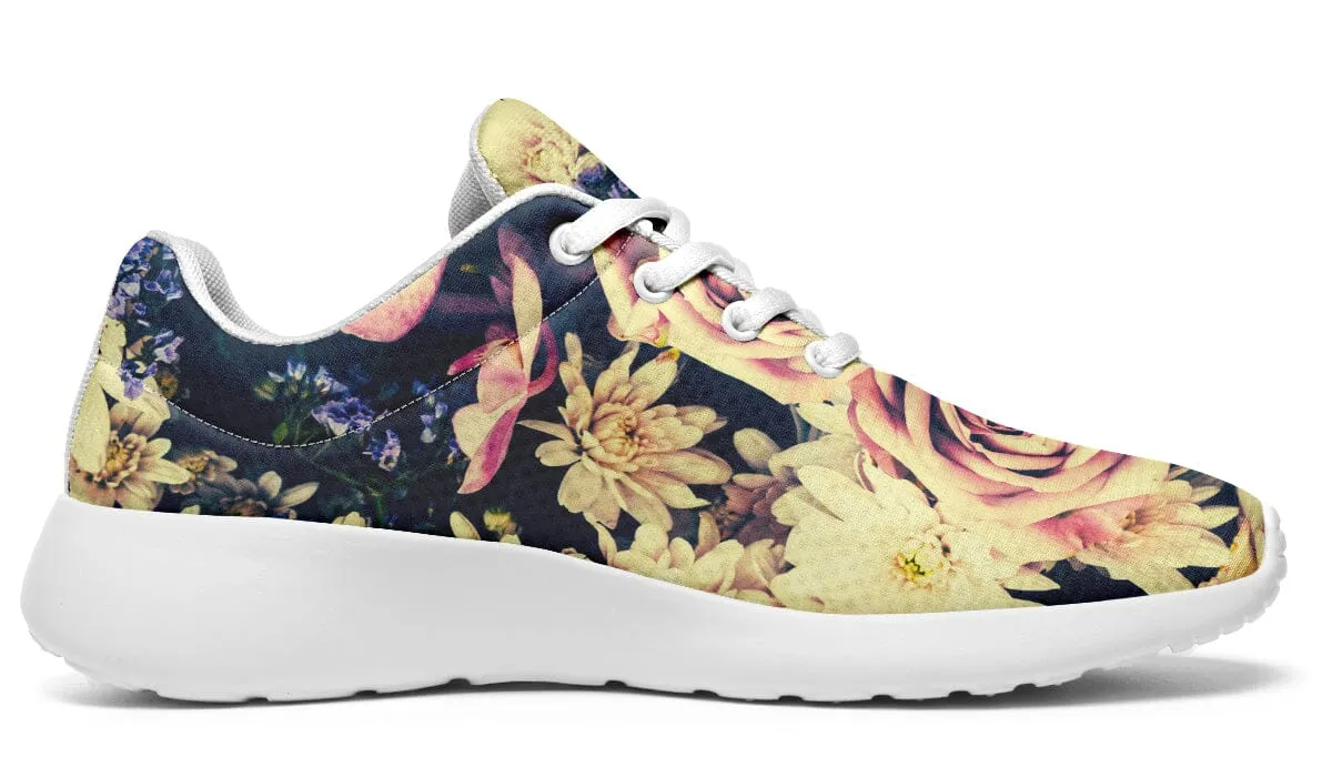 Vintage Flowers Classic Sneakers