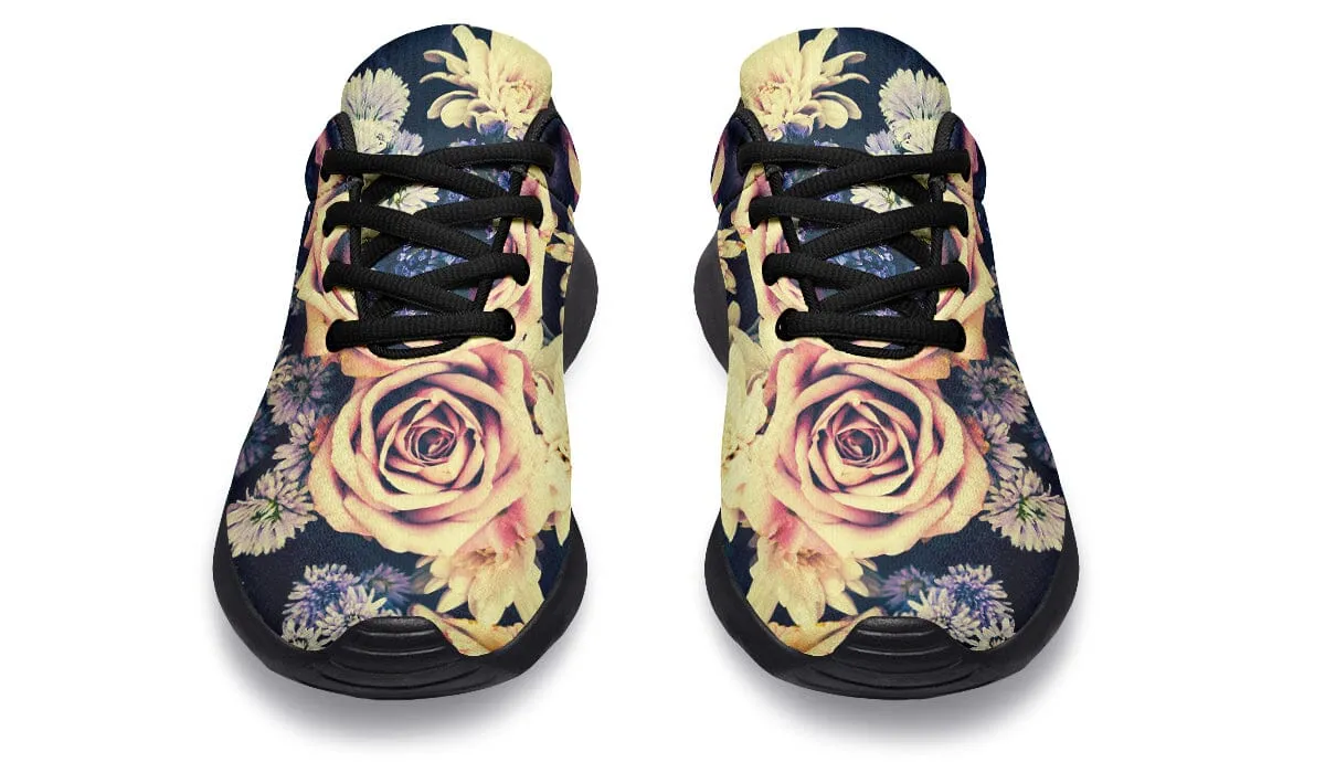 Vintage Flowers Classic Sneakers