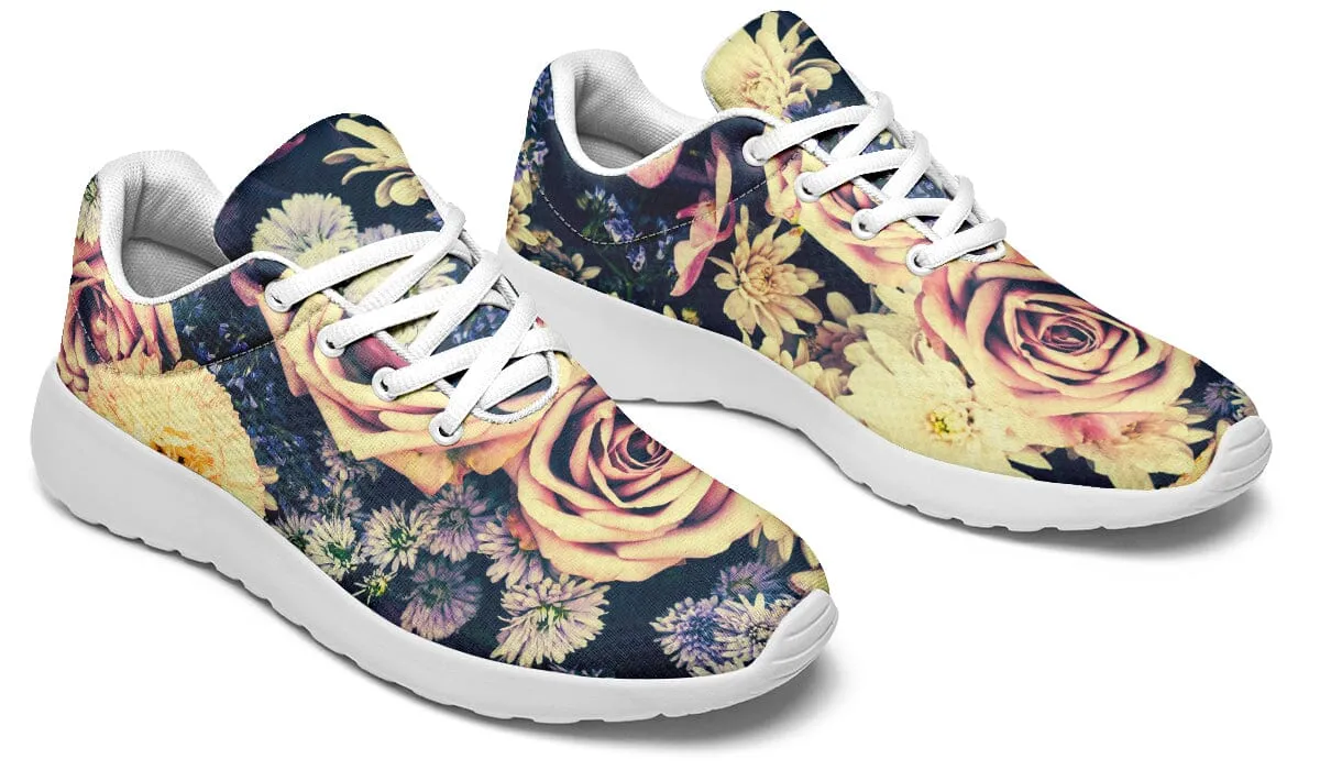 Vintage Flowers Classic Sneakers