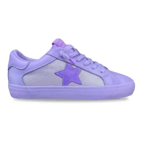 Vintage Havana Women's Magma Leather Star Sneakers - Purple