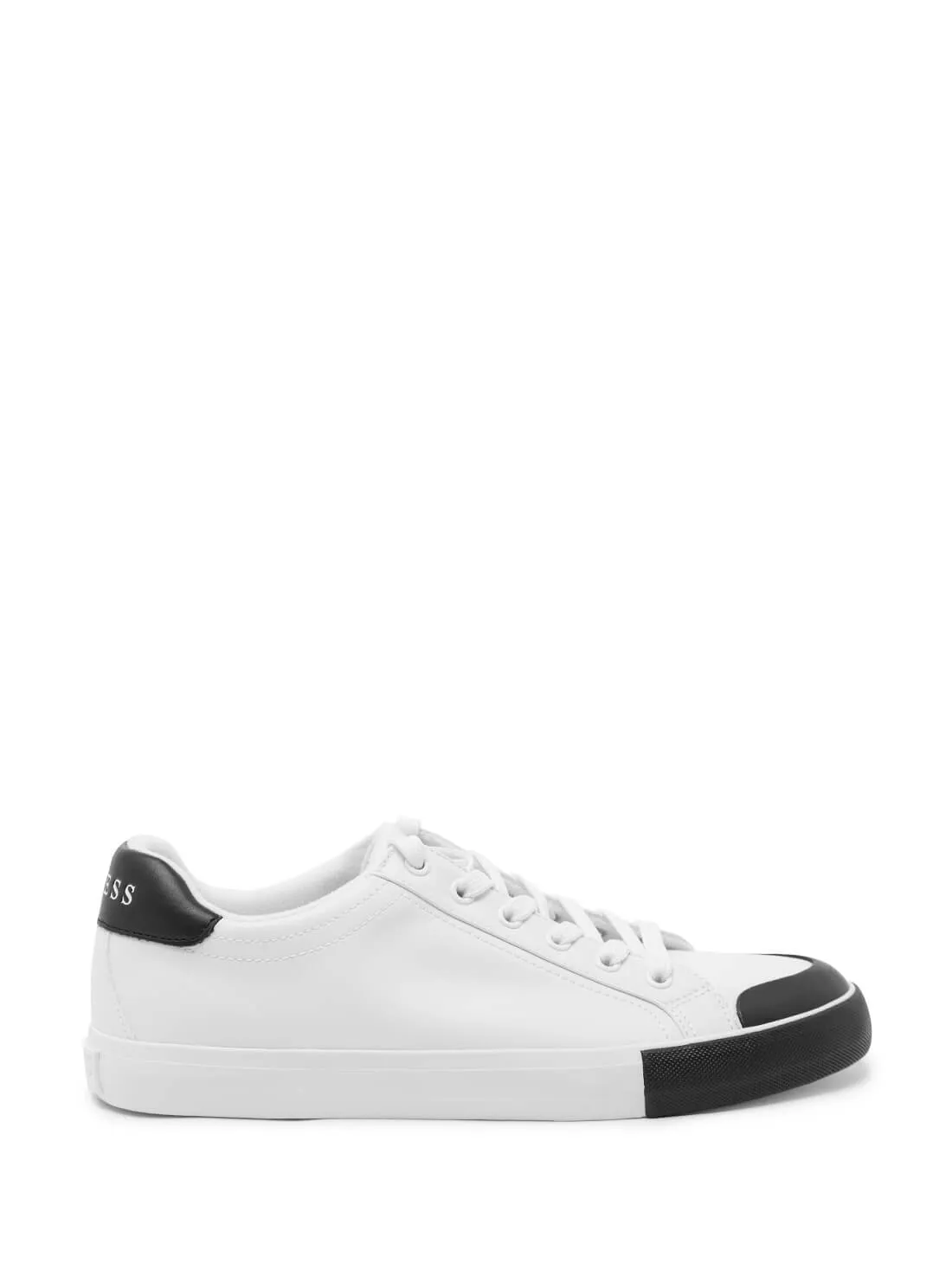 White Low-Top Paxi Sneakers